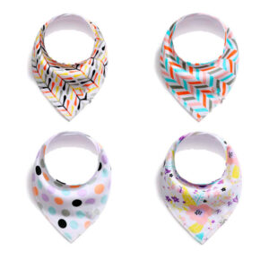 Set de 4 baberos bandana