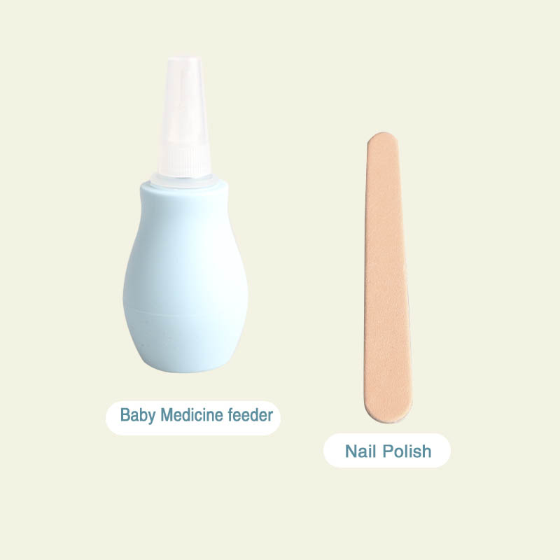 Set de cuidados para bebé, neceser y 6 utensilios de higiene - GoBaby